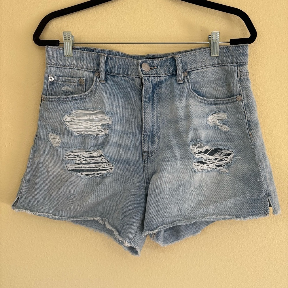 Aeropostale Distressed Denim Shorts